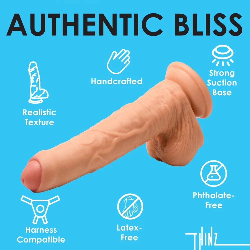 Thinz Uncut Dildo With Balls 5 Thinz Uncut Dildo With Balls - Image 5