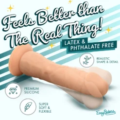 Easy Riders 7-inch Silicone Dildo -Boyz Shop CN 18 0929 10 01