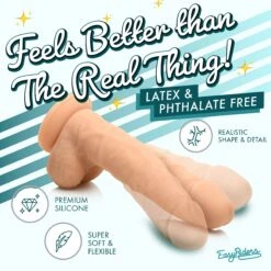 Easy Riders 7-inch Silicone Dildo With Balls -Boyz Shop CN 18 0932 10 01