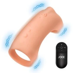 Vibrating Silicone Penis Sleeve 12 Vibrating Silicone Penis Sleeve -Boyz Shop CN1007 MEDIUM AMZN MAIN