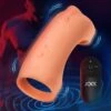 Vibrating Silicone Penis Sleeve