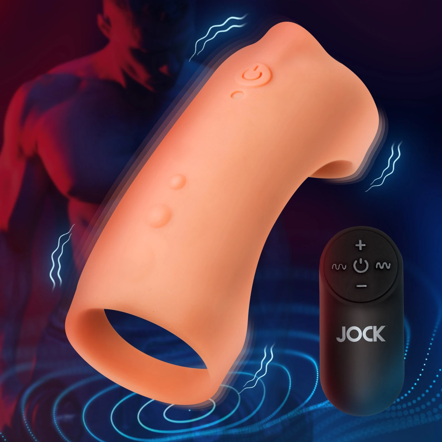 Vibrating Silicone Penis Sleeve 1 Vibrating Silicone Penis Sleeve