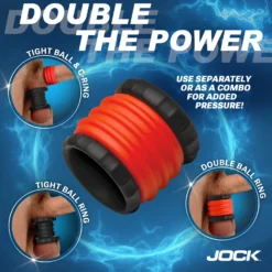 Enhancers 2-in-1 Silicone Cock Ring -Boyz Shop CN1016 02