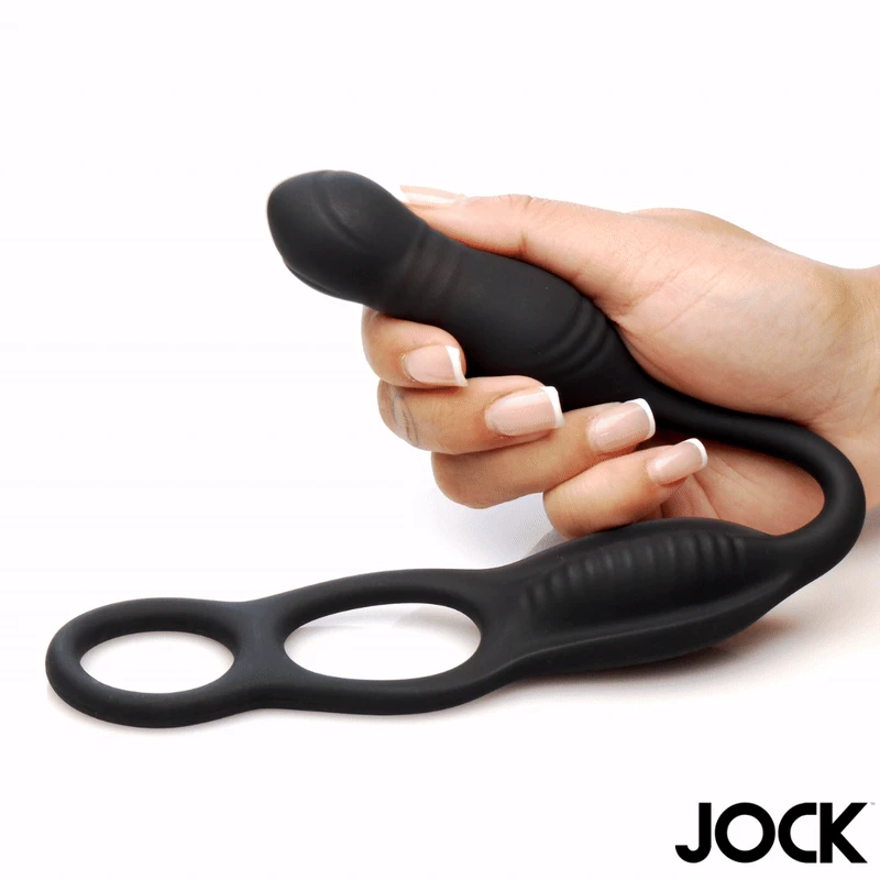 Enhancers Hyper Thrusting & Vibrating Anal Plug With Cock Ring 2 Enhancers Hyper Thrusting & Vibrating Anal Plug With Cock Ring - Image 2