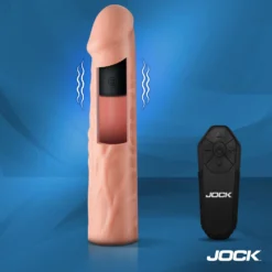 Enhancers Vibrating 1.5" Realistic Penis Extension -Boyz Shop CN1019 LIGHT MAIN STD