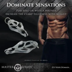Master Series Japanese Nipple Clamps (no Chain) -Boyz Shop EC024 05 male