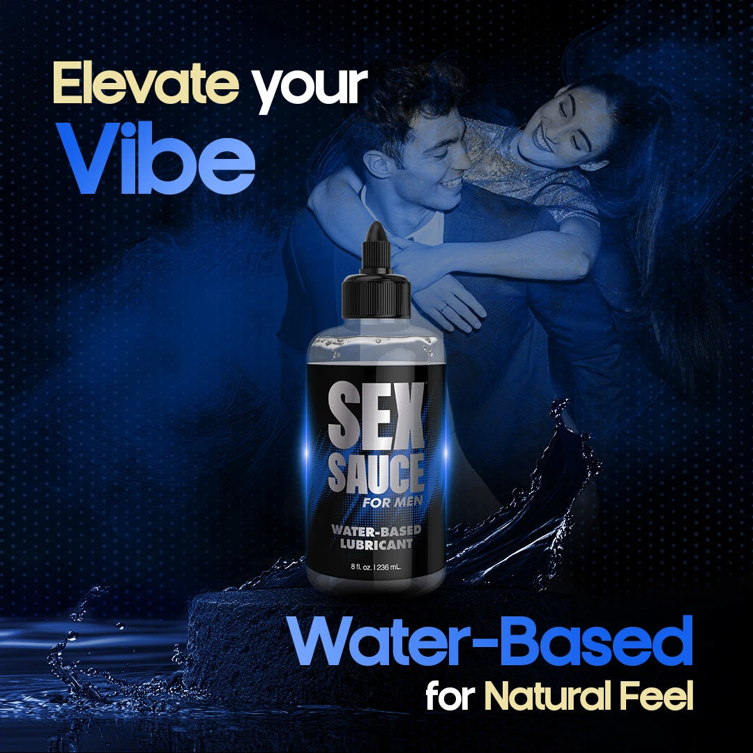 8oz Sex Sauce For Men Water-Based Lubricant 2 8oz Sex Sauce For Men Water-Based Lubricant - Image 2