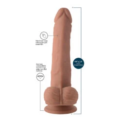 Thrusting And Vibrating 8 Inch Dildo -Boyz Shop Medium 06