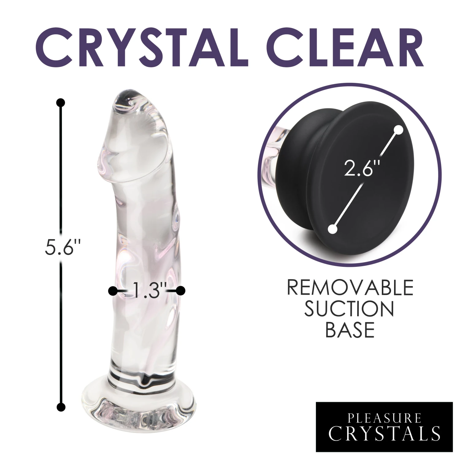 Glass Dildo With Silicone Base 9 Glass Dildo With Silicone Base - Image 9