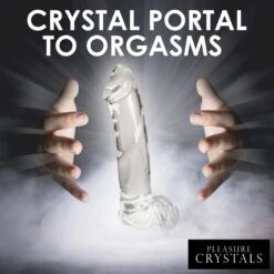 Glass Dildo With Balls 11 Glass Dildo With Balls -Boyz Shop PH800 02M