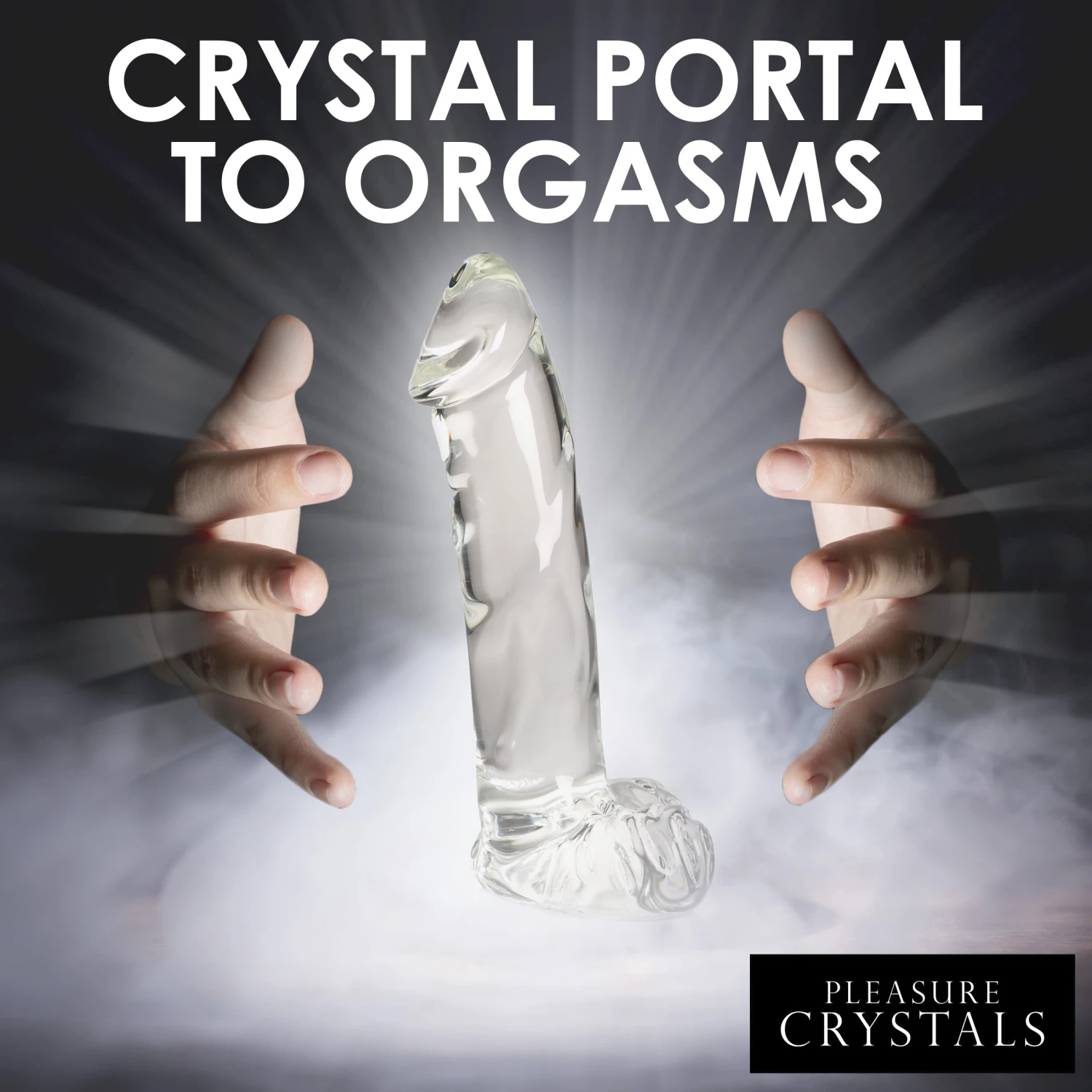 Glass Dildo With Balls 3 Glass Dildo With Balls - Image 3