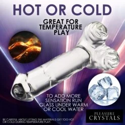 Glass Dildo With Balls 14 Glass Dildo With Balls -Boyz Shop PH800 05