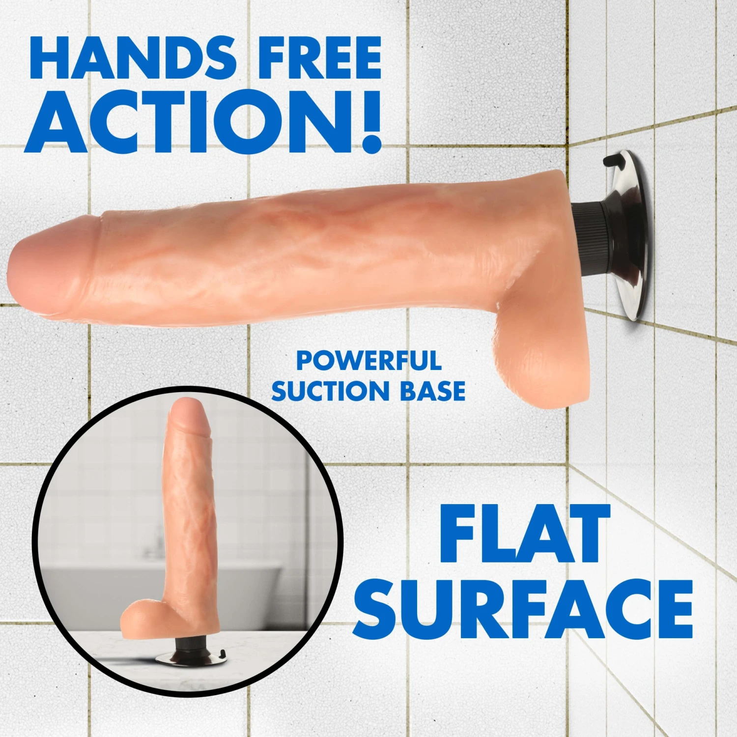 JOCK 11 Inch Vibrating Dong With Balls 5 JOCK 11 Inch Vibrating Dong With Balls - Image 5