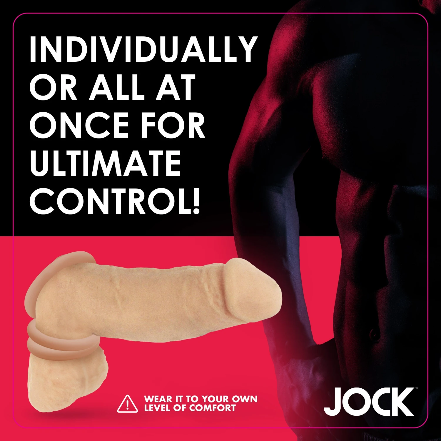 Discreet Silicone Cock Ring Set 4 Discreet Silicone Cock Ring Set - Image 4