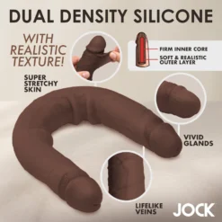 JOCK Real Skin 17.75" Double Dildo 10 JOCK Real Skin 17.75" Double Dildo -Boyz Shop PH926 01