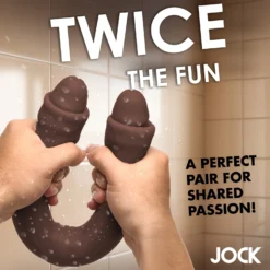 JOCK Real Skin 17.75" Double Dildo 9 JOCK Real Skin 17.75" Double Dildo -Boyz Shop PH926 03