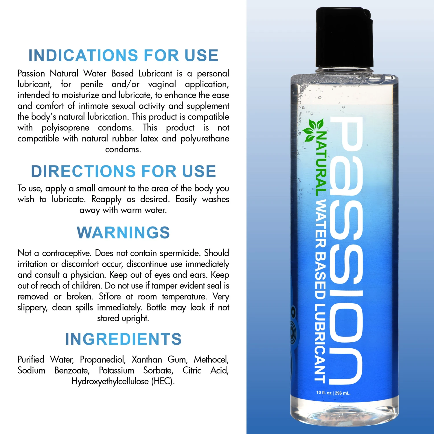 Passion Natural Water-Based Lube 4 Passion Natural Water-Based Lube - Image 4