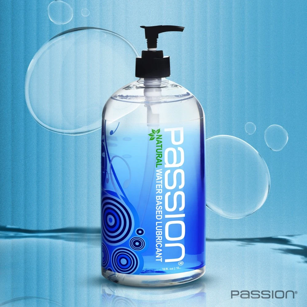 Passion Natural Water-Based Lube 16oz Pump 6 Passion Natural Water-Based Lube 16oz Pump - Image 6
