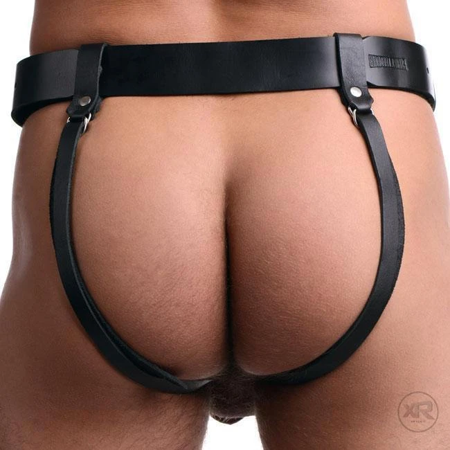 The Premium Leather Strap-On Harness 2 The Premium Leather Strap-On Harness - Image 2