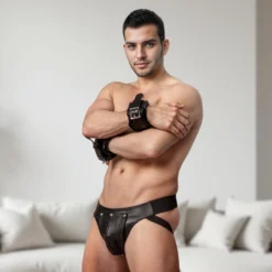 Strict Leather Premium Fur Lined Locking Cuffs 8 Strict Leather Premium Fur Lined Locking Cuffs -Boyz Shop SV501 Wrist Ai Model 03