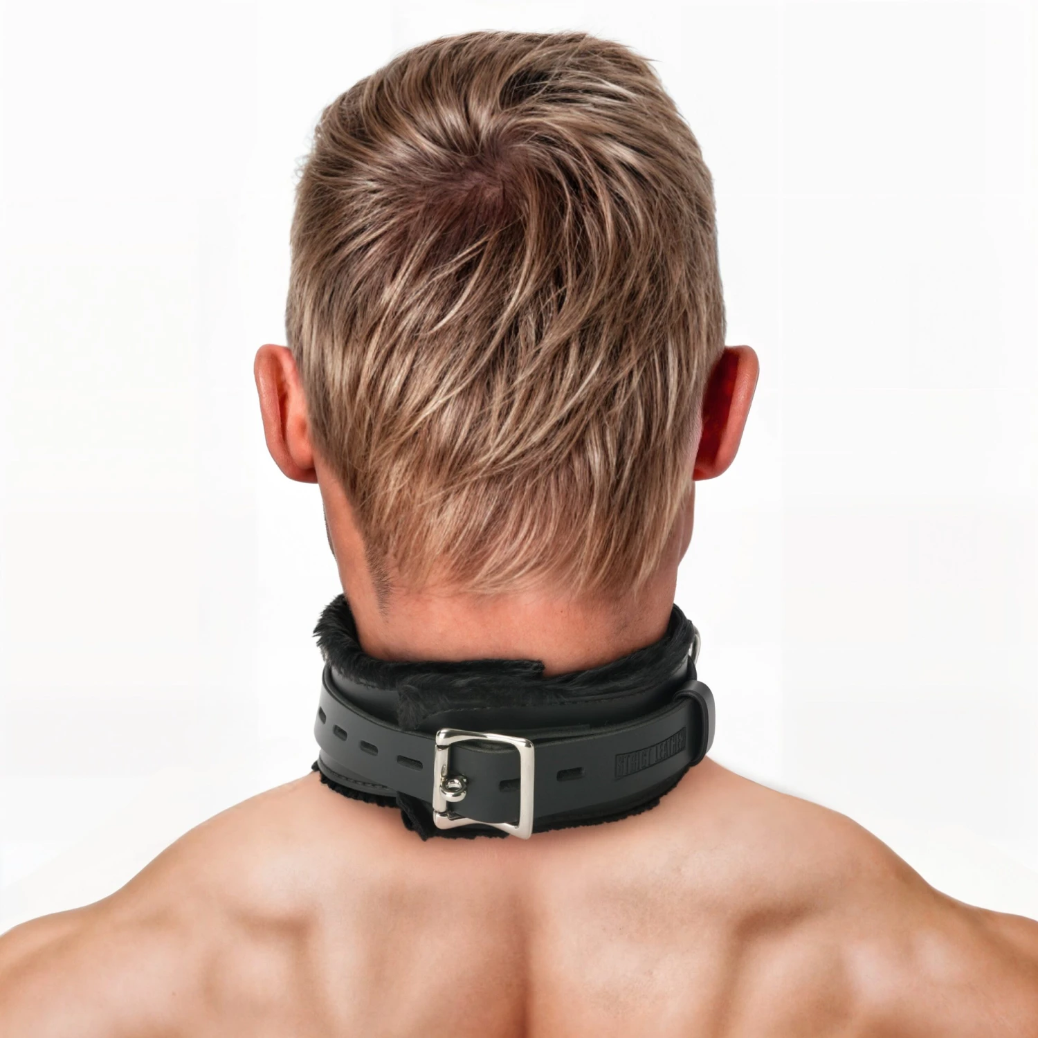 Strict Leather Premium Fur Lined Locking Collar 3 Strict Leather Premium Fur Lined Locking Collar - Image 3