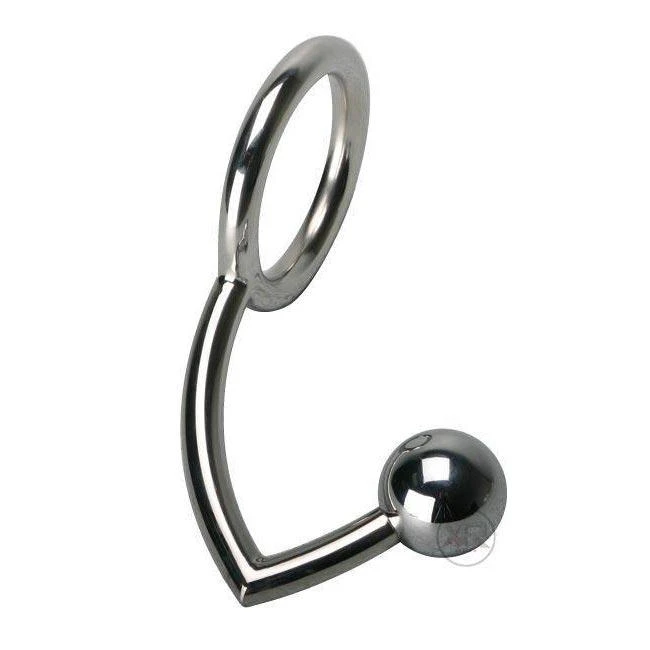 Master Series Stainless Steel Anal Intruder Cock Ring 6 Master Series Stainless Steel Anal Intruder Cock Ring - Image 6