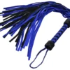 Suede Black And Blue Flogger