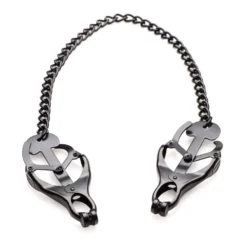 Master Series Black Japanese Nipple Clamps -Boyz Shop aa472 001