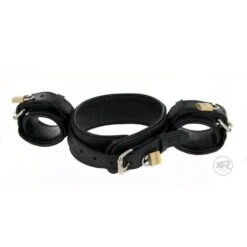 Strict Leather Wrist-to-Neck Restraint 9 Strict Leather Wrist-to-Neck Restraint -Boyz Shop ab381bcloseup
