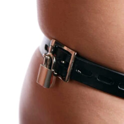 Strict Leather Locking Chastity Device Support Harness 7 Strict Leather Locking Chastity Device Support Harness -Boyz Shop ab658 crop 3