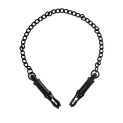 Master Series Black Deluxe Adjustable Nipple Clamps -Boyz Shop ab954 crop 1