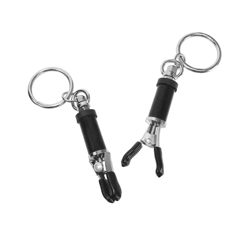 Master Series Ringed Barrel Nipple Clamps 2 Master Series Ringed Barrel Nipple Clamps - Image 2
