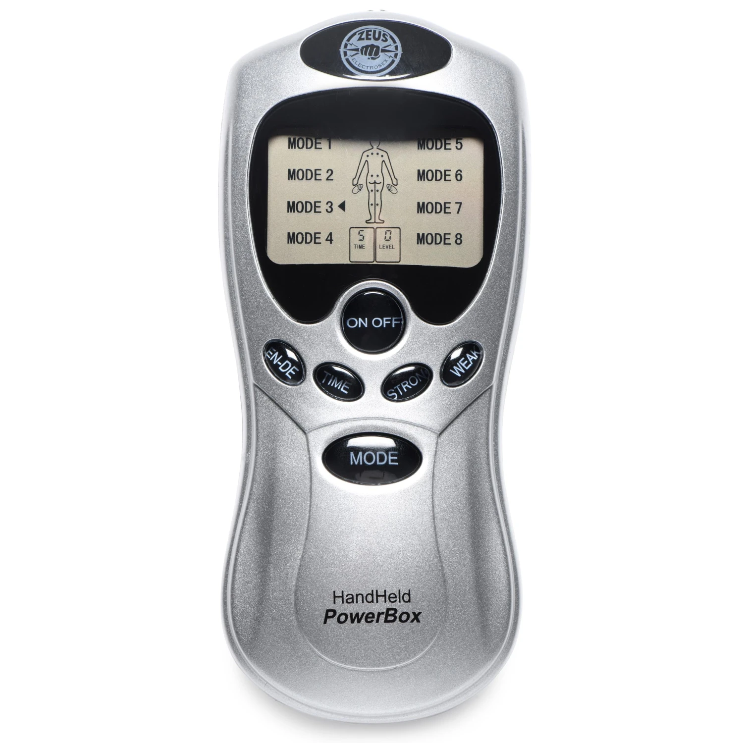 Zeus Electrosex Handheld Power Box With Black Silicone Pads 3 Zeus Electrosex Handheld Power Box With Black Silicone Pads - Image 3