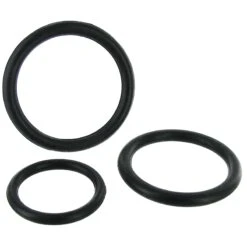 Black Triple Cock Ring Set