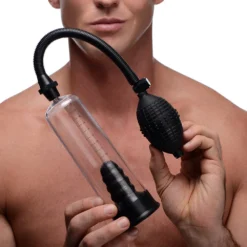 Size Matters Deluxe Penis Pump With Suction Sleeve -Boyz Shop ac360 crop 2