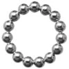 Master Series Meridian Stainless Steel Ball-Bearing Cock Ring