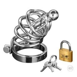 Master Series Asylum Urethral Chastity Cage 7 Master Series Asylum Urethral Chastity Cage -Boyz Shop ad147acloseup