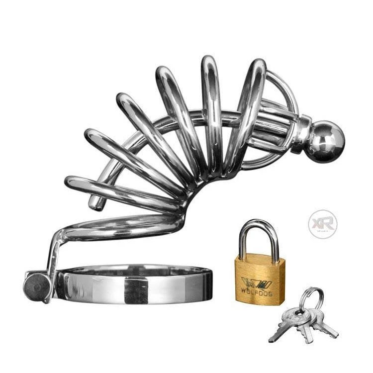 Master Series Asylum Urethral Chastity Cage 3 Master Series Asylum Urethral Chastity Cage - Image 3