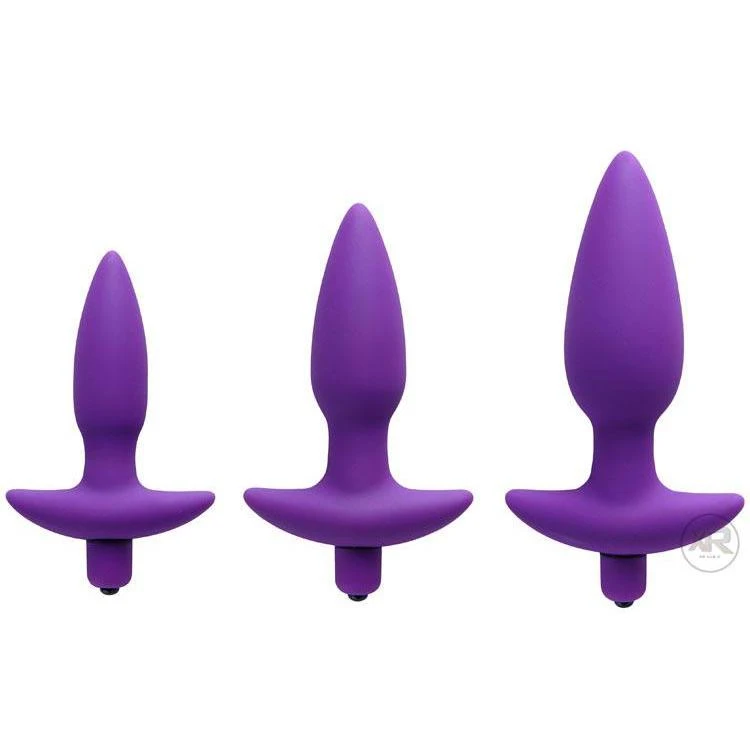 Vogue Aria Vibrating Silicone Butt Plug 1 Vogue Aria Vibrating Silicone Butt Plug