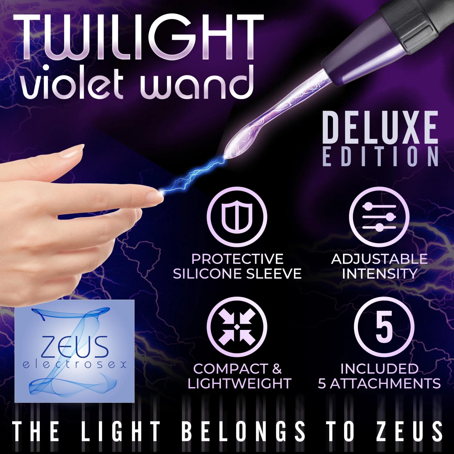 Deluxe Twilight Violet Wand Kit 2 Deluxe Twilight Violet Wand Kit - Image 2