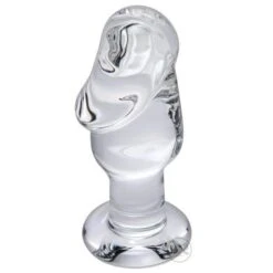 Cock Head Glass Butt Plug