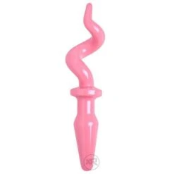 Master Series Pink Pig Tail Butt Plug