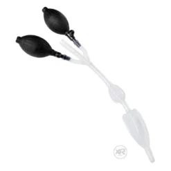 The CleanStream Silicone Inflatable Double Bulb System -Boyz Shop ad666acloseup