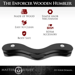 Master Series The Enforcer Black Wooden Humbler -Boyz Shop ad737 04