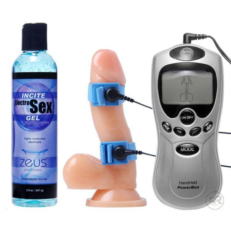 3pc Electro Essentials Hands Free Orgasm Kit 1 3pc Electro Essentials Hands Free Orgasm Kit