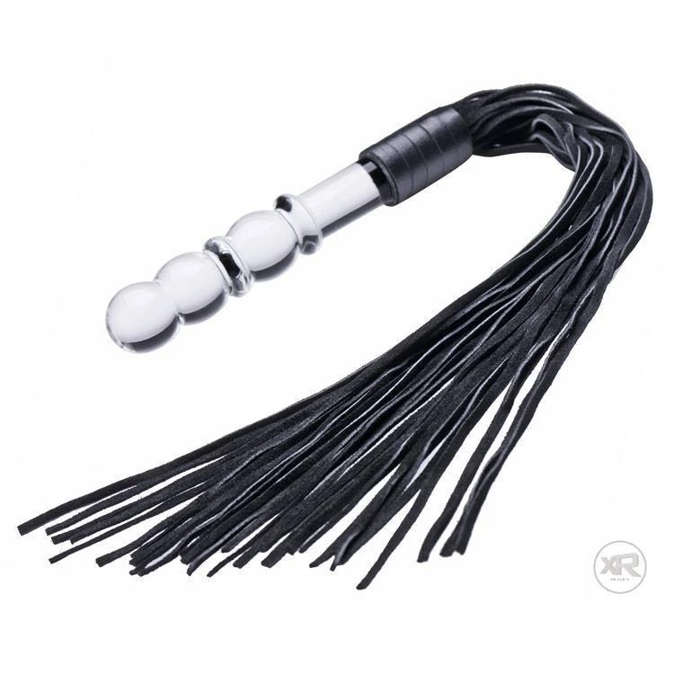 Lingam Glass Dildo Flogger 1 Lingam Glass Dildo Flogger