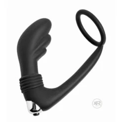 Nova Silicone Cock Ring And Prostate Vibe 16 Nova Silicone Cock Ring And Prostate Vibe -Boyz Shop ae425bcloseup
