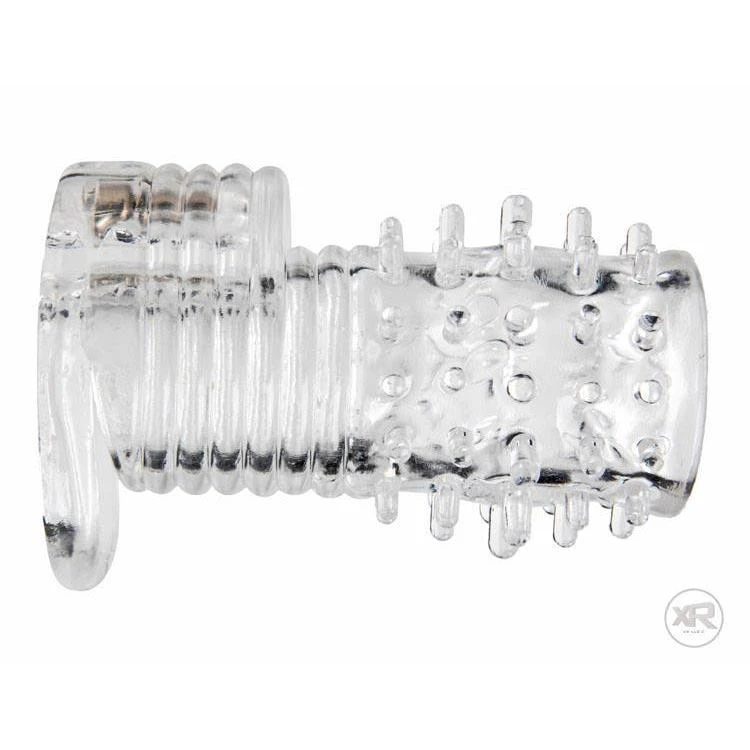 Size Matters Clear Sensations Vibrating Textured Erection Sleeve 5 Size Matters Clear Sensations Vibrating Textured Erection Sleeve - Image 5