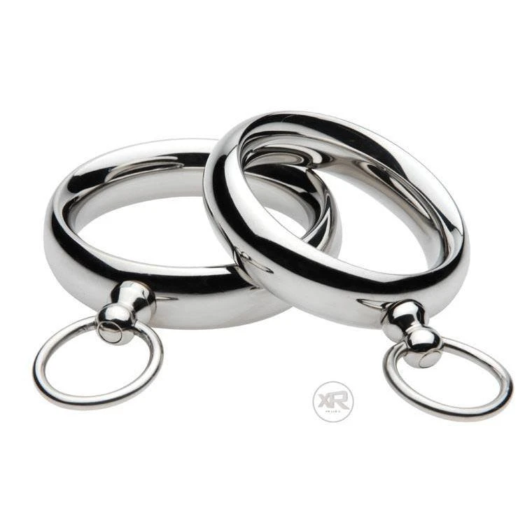 Master Series Lead Me Stainless Steel Cock Ring 3 Master Series Lead Me Stainless Steel Cock Ring - Image 3