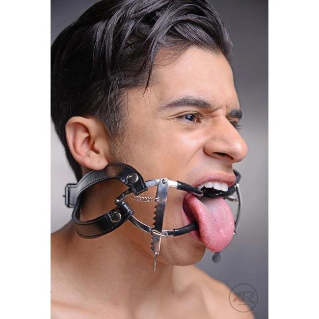Master Series Ratchet Style Jennings Mouth Gag With Strap 2 Master Series Ratchet Style Jennings Mouth Gag With Strap - Image 2